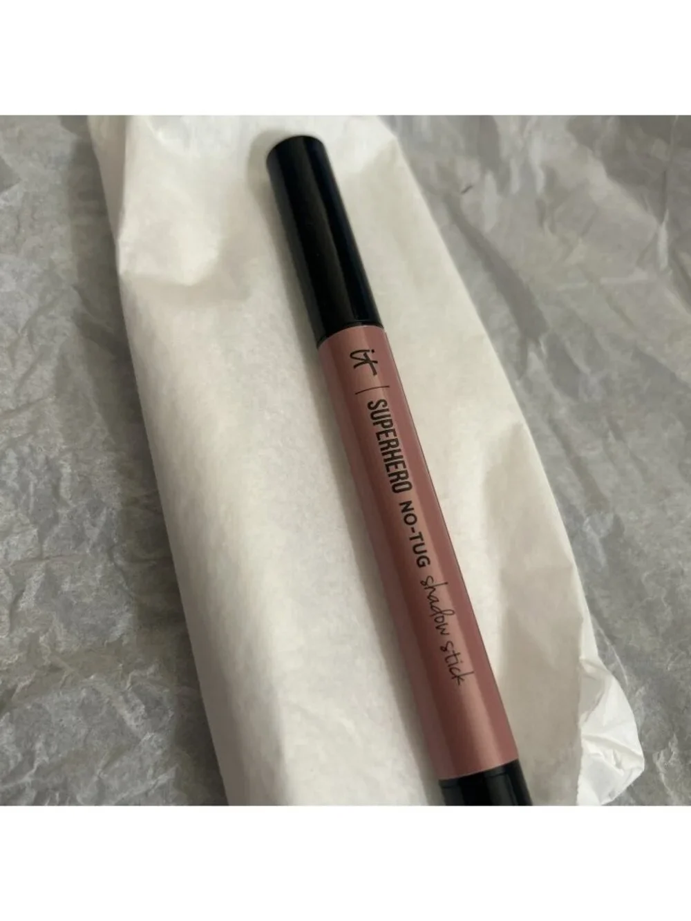 it Cosmetics Superhero No-Tug Shadow Stick “Glimmering Rose” Full Size .05 NWOB